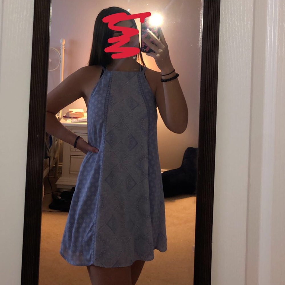 Blue dress